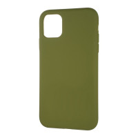 Накладка Original Silicone Case iPhone 11 Pro Max green army
