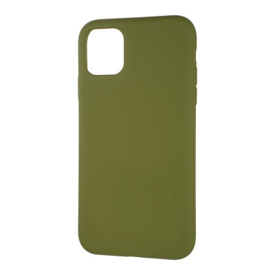Накладка Original Silicone Case iPhone 11 Pro Max green army
