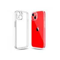 Накладка Silicone Case iPhone 13 прозора
