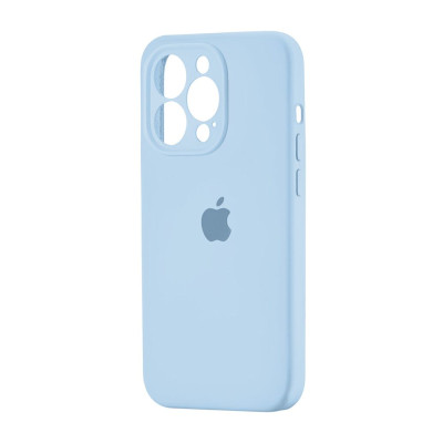Накладка Original Silicone Case iPhone 14 Pro light blue