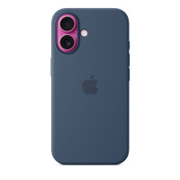 Накладка Original Silicone Case iPhone 16 blue navy