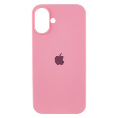 Накладка Original Silicone Case iPhone 16 pink