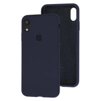 Накладка Original Silicone Case iPhone XR dark blue