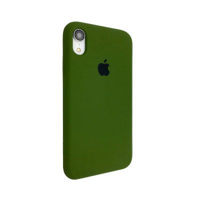 Накладка Original Silicone Case iPhone XR green army