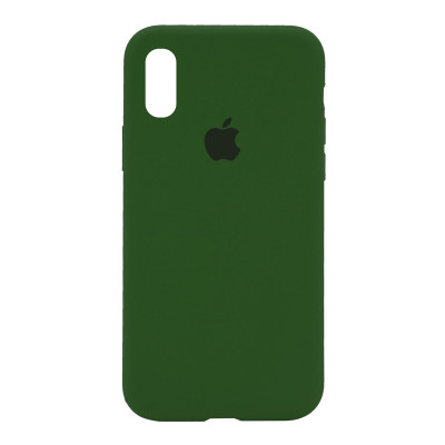 Накладка Original Silicone Case iPhone XR forest green