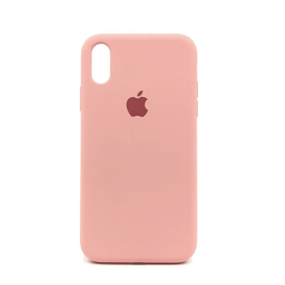 Накладка Original Silicone Case iPhone XR pink
