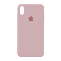 Накладка Original Silicone Case iPhone XR chalk pink