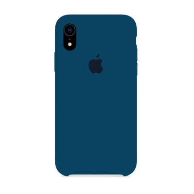 Накладка Original Silicone Case iPhone XR cosmos blue