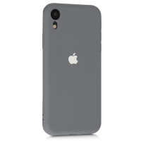 Накладка Original Silicone Case iPhone XR dark gray
