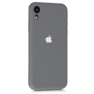 Накладка Original Silicone Case iPhone XR dark gray
