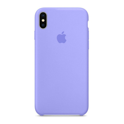 Накладка Original Silicone Case iPhone X, XS violet