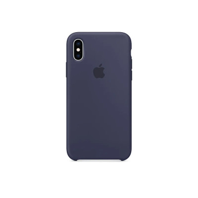 Накладка Original Silicone Case iPhone X, XS midnight blue