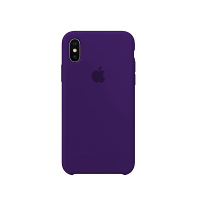 Накладка Original Silicone Case iPhone X, XS ultra violet