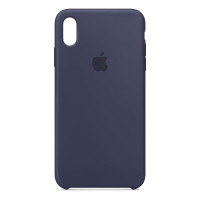 Накладка Original Silicone Case iPhone X, XS dark blue
