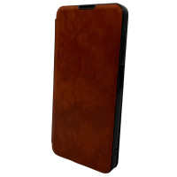 Чохол книжка Leather Premium Samsung A07, A075 brown