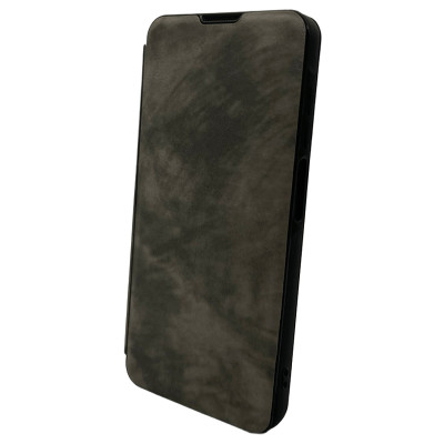 Чохол книжка Leather Premium Samsung A07, A075 gray
