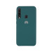 Накладка Original Silicone Case Huawei Y6p dark green
