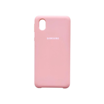 Накладка Original Silicone Case Samsung A013, A01 Core light pink