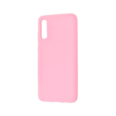 Накладка Original Silicone Case Samsung A505, A50, A50s, A307, A30S pink