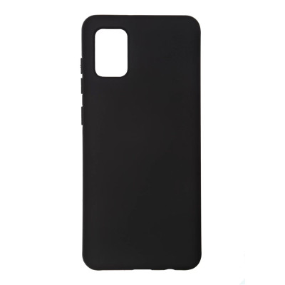 Накладка Silicone Cover Samsung A31, A315 black