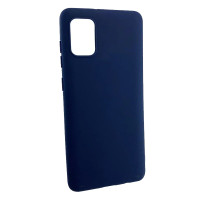 Накладка Silicone Cover Samsung A31, A315 blue navy