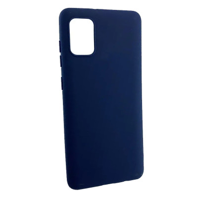 Накладка Silicone Cover Samsung A31, A315 blue navy