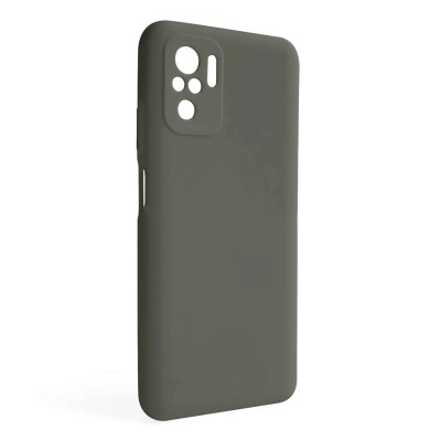 Накладка Original Silicone Case Xiaomi Redmi Note 10, Note 10S olive