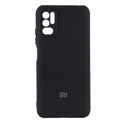 Накладка Original Silicone Xiaomi Redmi Note 10 5G, Case Poco M3 Pro black