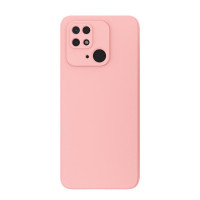Накладка Original Silicone Case Xiaomi Redmi 10C pink light