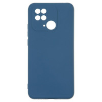 Накладка Original Silicone Case Xiaomi Redmi 10C dark blue