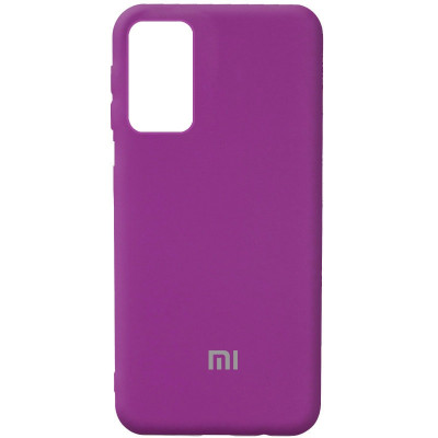 Накладка Original Silicone Case Xiaomi Redmi Note 10 Pro lilac