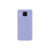 Накладка Original Silicone Case Xiaomi Redmi Note 9S, Note 9 pro lilac