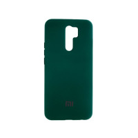Накладка Original Silicone Case Xiaomi Redmi 9, Poco M2 dark green