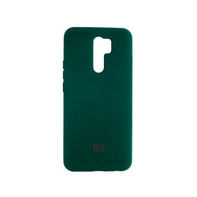 Накладка Original Silicone Case Xiaomi Redmi 9, Poco M2 dark green