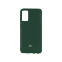 Накладка Original Silicone Case Xiaomi Redmi 9T, Poco M3 dark green