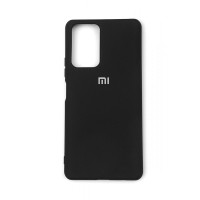Накладка Original Silicone Case Xiaomi Redmi Note 10, Note 10S black