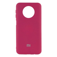 Накладка Original Silicone Case Xiaomi Redmi Note 9T burgundy