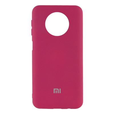 Накладка Original Silicone Case Xiaomi Redmi Note 9T burgundy