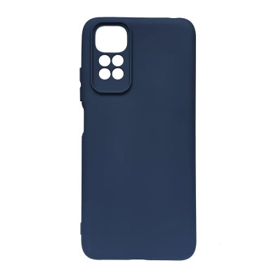 Накладка Original Silicone Case Xiaomi Redmi Note 11, 11S dark blue