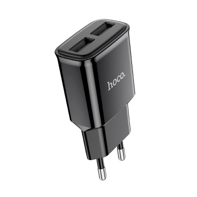 Зарядний пристрій Hoco C88A 2 USB 2400 mA black