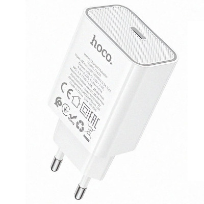 Зарядний пристрій Hoco C143A PD 20W Type-C white