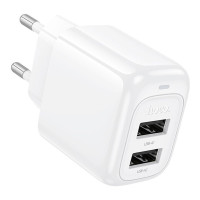 Зарядний пристрій Hoco CS51A 2 USB 2400 mA white