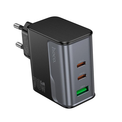 Зарядний пристрій Hoco CS75A PD 70W USB-A Type-C black