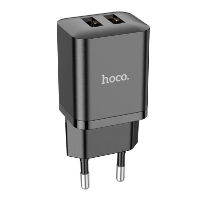Зарядний пристрій Hoco N25 2 USB 2100 mA black