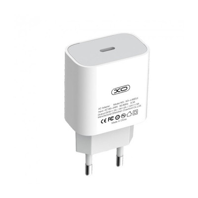 Зарядний пристрій XO L40 PD 18W Type-C white