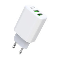 Зарядний пристрій XO L85C 2 USB 2400 mA white