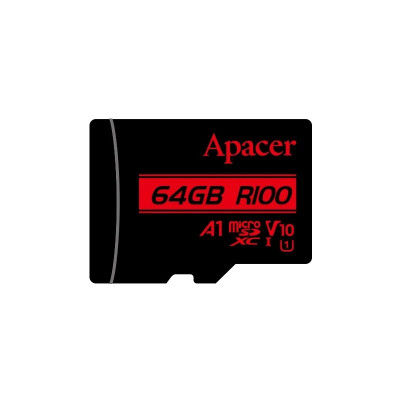 Карта пам'яті microSD 64 Гб Apacer 100 MB/s UHS-I class 10 Карта пам'яті microSD 64 Гб Apacer 100 MB/s UHS-I class 10