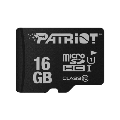 Карта пам'яті microSD 16 Гб Patriot class 10