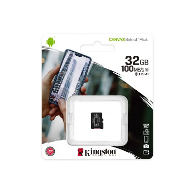 Карта пам'яті microSD 32 Гб Kingston 100 MB/s UHS-I class 10