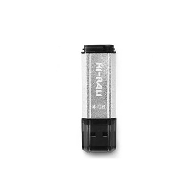USB флеш 4 Гб Hi-Rali Stark silver